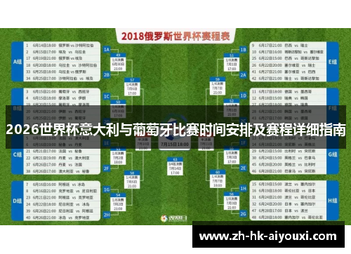 2026世界杯意大利与葡萄牙比赛时间安排及赛程详细指南